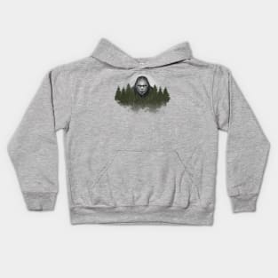 Visit Camp Sasquatch - Camping Moon Bigfoot TDesign SF4 Kids Hoodie